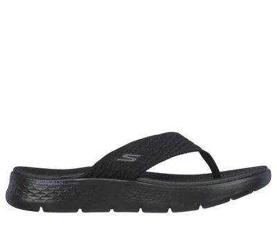 Skechers GO WALK FLEX SANDAL - SPLENDOR Damen Flip-Flops Sandalen schwarz