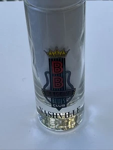 Vintage BB King’s Blues Club Nashville Tennessee Shot Glass Souvenir Barware - Picture 1 of 3