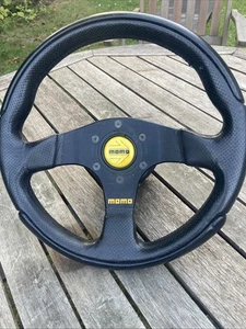 Genuine 300 mm MOMO Steering Wheel TYP D30,KBA 70225 - Picture 1 of 16