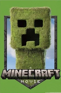 A Minecraft Movie Creeper Logo Allposters  RP26169 SEALED NEW - Picture 1 of 2