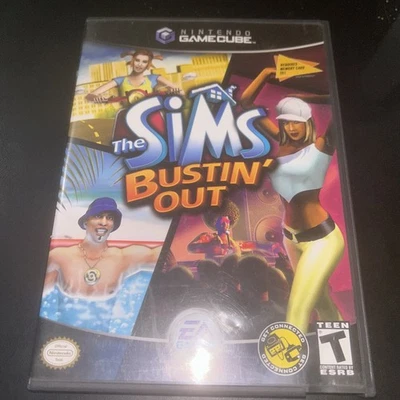 Sims Bustin' Out (Nintendo GameCube, 2003) No Manual - Image 1 of 4