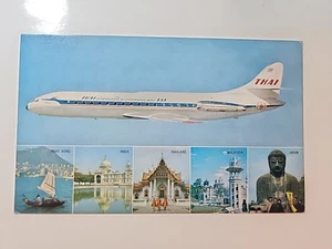 THAI ISSUED SE210 CARAVELLE POSTCARD - Picture 1 of 2