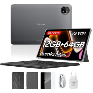 Blackview Tab 20 WiFi Tablet 10 Pollici 12GB+64GB 6000mAh Gemini 2.0 AI&Keyboard - Zdjęcie 1 z 12