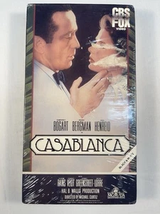 1984 CBS Fox VHS Tape Casablanca NEW SEALED - Picture 1 of 6