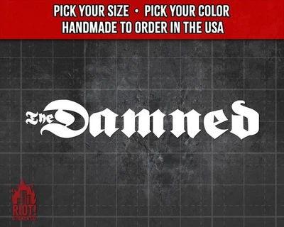 La maldita calcomanía para autos, camionetas, computadoras portátiles. Calcomanía adhesiva punk rock Foto 1 de 4