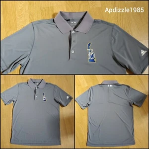 Adidas Puremotion U of D Golf Polo Men's S/M/XL Grey FT8949 Blue Hens Delaware - Picture 1 of 11