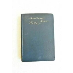 The Human Mystery in Hamlet by Martin Cooke Hardcover 1888 1st Edition Rare - Foto 1 di 7