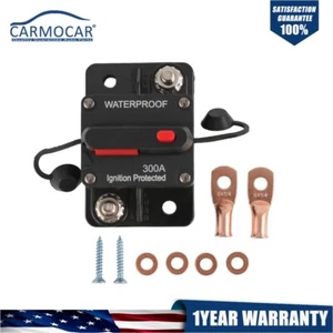 Circuit Breaker Audio Fuse 300A Amp 12V-48V DC Car Boat Manual Reset Switch - Picture 1 of 12