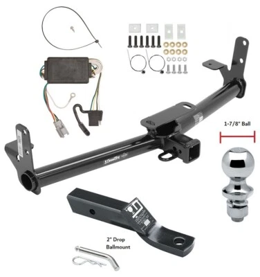 Enganche de remolque para 05-06 Chevy Equinox 2006 Pontiac Torrent + cableado bola de 1-7/8" Foto 1 de 4