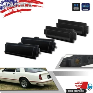 For 1981-1988 CHEVY MONTE CARLO SS  SMOKED LENS FRONT & REAR SIDE MARKER LIGHTS - Picture 1 of 12