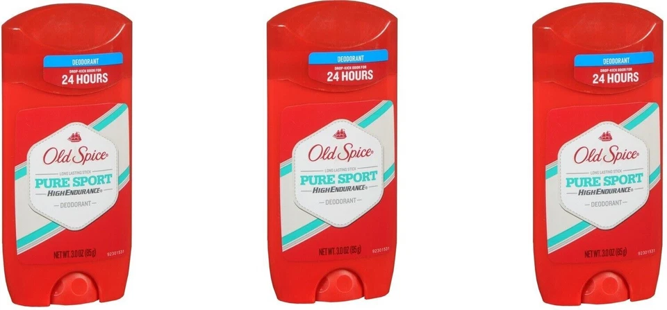 Desodorante deportivo puro Old Spice High Endurance 3 oz (paquete de 3) Foto 1 de 1