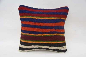 Kilim Pillow, Home Decor Pillow, 12"x12" Red Pillow Case, Kilim Pillow Cover - Picture 1 of 6