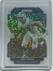 2021 Prizm Joey Bosa White Sparkle - Picture 1 of 2