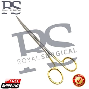 New TC Gorney Freeman Scissors 7" Curved Flat Tip German Stainless Steel - Picture 1 of 6
