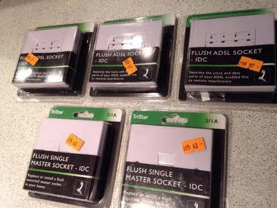Mixed Joblot 5 Tristar IDC Sockets Please Read Description - Image 1 of 4
