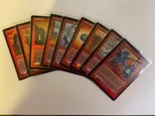 MTG Urza’s Destiny - 9 Red Card FOIL Lot - Includes Rare Impatience & More!