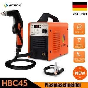 45A 14mm Plasmaschneider 220V Non Touch Air Plasma Cutter Pilot ARC HITBOX DE - Picture 1 of 8