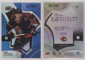 2021-22 Upper Deck Allure Blue Line /35 Tim Stutzle #80