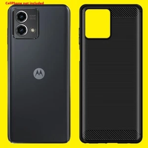 Easy to Install Carbon Fibe TPU Case for Motorola Moto G Stylus 5G 2023 XT2317DL - Picture 1 of 3