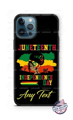 Funda de teléfono Juneteenth negra Día de la Independencia para iPhone Samsung Google Foto 1 de 4