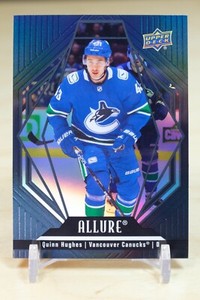 2022-23 Upper Deck Allure Black Rainbow #96 Quinn Hughes - Vancouver Canucks