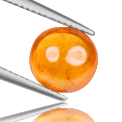 Spessartine garnet 4.39ct top quality fanta orange color 100%natural earth mined - Image 1 of 4