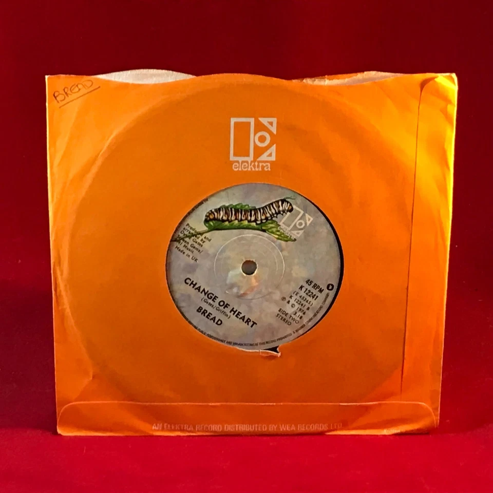 BREAD Lost Without Your Love 1976 UK 7" vinyl single original Elektra record 45 - Image 1 of 3