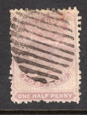 Ceylon 1864 QV ½p Reddish Lilac - Used - SG# 48b  Cats £65.00  (ref# 10959) Cover