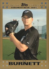 2007 (BLUE JAYS) Topps Gold #334 A.J. Burnett