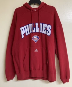 Herren Hoodie Philadelphia Phillies Adidas Pullover Sweatshirt Gr. XL 1 Tasche - Bild 1 von 15