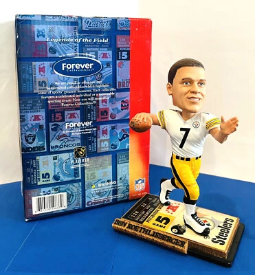 Base de boletos Bobblehead Ben Roethlisberger 2005 Pittsburgh Steelers FOCO Foto 1 de 4