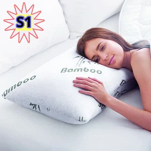 Bambus Memory Foam Kissen orthopädisch Premium Stützkissen antibakteriell NEU - Bild 1 von 7