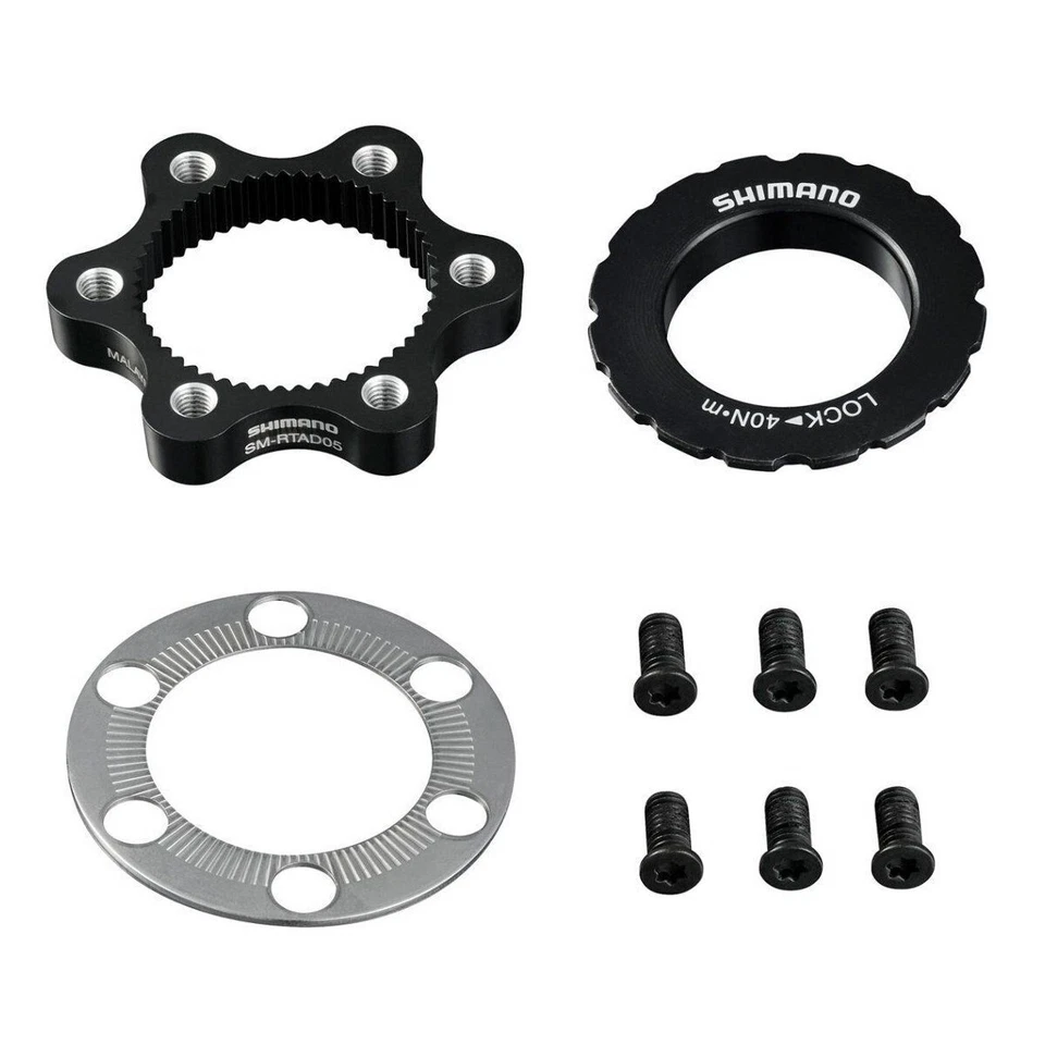 Shimano SM-RTAD5 Bremsscheibenadapter für 6-Loch-Bremsscheibe CENTER LOCK Nabe - Bild 1 von 2