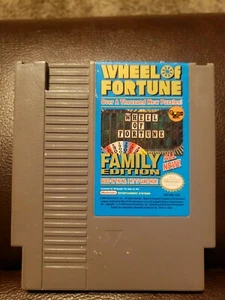 Wheel of Fortune Family Edition (Nintendo NES) W/ Dust Cover **Tested Working** - Picture 1 of 4