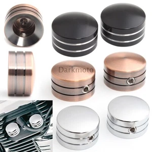 2pcs Motorcycle Head Bolt/Nut Covers For Harley Davidson Sportster 1986-Later - Picture 1 of 15