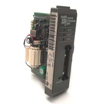 Texas Instruments TI330-37 SIMATIC PLC Central Processing CPU Module 3.7k Memory - Image 1 of 4