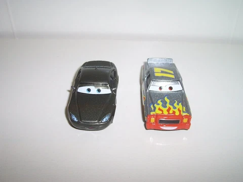 Disney World of Cars Piston Cup Race Day Bob Cutlass & Darrell Cartrip Lot EUC Cover