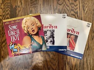 Marilyn Monroe Laserdisc Lot - Some Like It Hot / Monkey Business / How To Marry