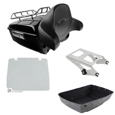 King Trunk Backrest Rack Mount Fit For Harley Touring Touring Models 14-25 - Image 1 of 4