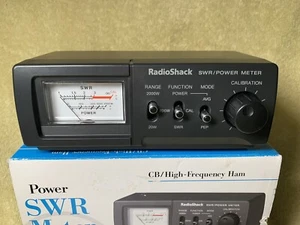 RadioShack Power/SWR Meter for CB & HAM Tuning 21-534 up to 2000 watts W/ Box - Zdjęcie 1 z 11