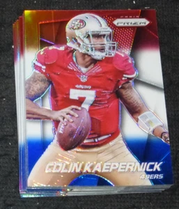2014 PANINI PRIZM FOOTBALL RED WHITE BLUE RWB REFRACTOR~ COLIN KAEPERNICK #179 - Picture 1 of 1