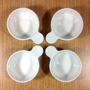 Corning Ware GRAB-IT Microwave ½-Liter 16 oz Bowls (4) White P-150-B *XLNT EUC* - Picture 1 of 1