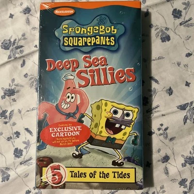 SpongeBob SquarePants Deep Sea Sillies (VHS 2003) Nickelodeon 5 Episodes - Image 1 of 4