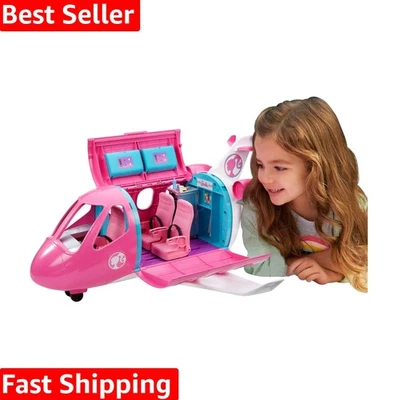 Encantador Juego Barbie Dreamplane con Cachorro y 15+ Accesorios para Divertidas Aventuras Foto 1 de 4
