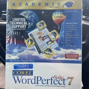 1996 VINTAGE Corel Office 7 Professional NEW IN BOX SEALED - Picture 1 of 5