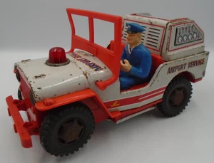 AIRPORT SERVICE TRUCK J-TOY ORIGINAL JUNIOR PRODUCT BATTERY OPERATED JAPAN READ - Picture 1 of 16