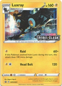 Luxray - (Prerelease) Promo SWSH: Sword & Shield Promo Cards SWSH023 NM - Picture 1 of 2