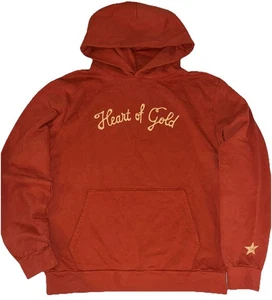 Shawn Mendes Heart Of Gold Hoodie L Orange Tour Merch NEW - Picture 1 of 7
