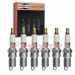 6 pc Champion Iridium Spark Plugs for 1989-1990 Pontiac Grand Prix 3.1L V6 uy - Picture 1 of 5