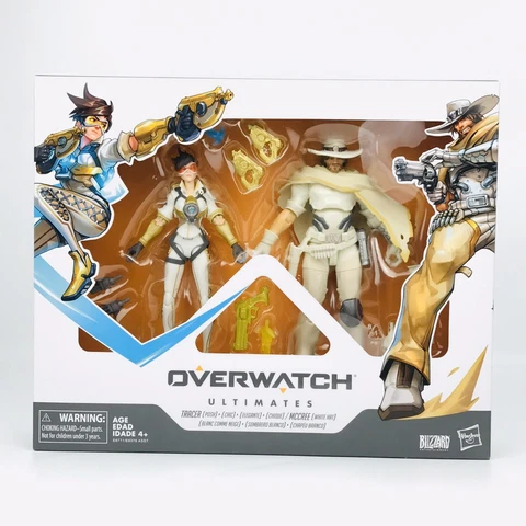 Overwatch Ultimates Series 2 Pack Tracer Posh & McCree White Hat 6in Action Figs Cover
